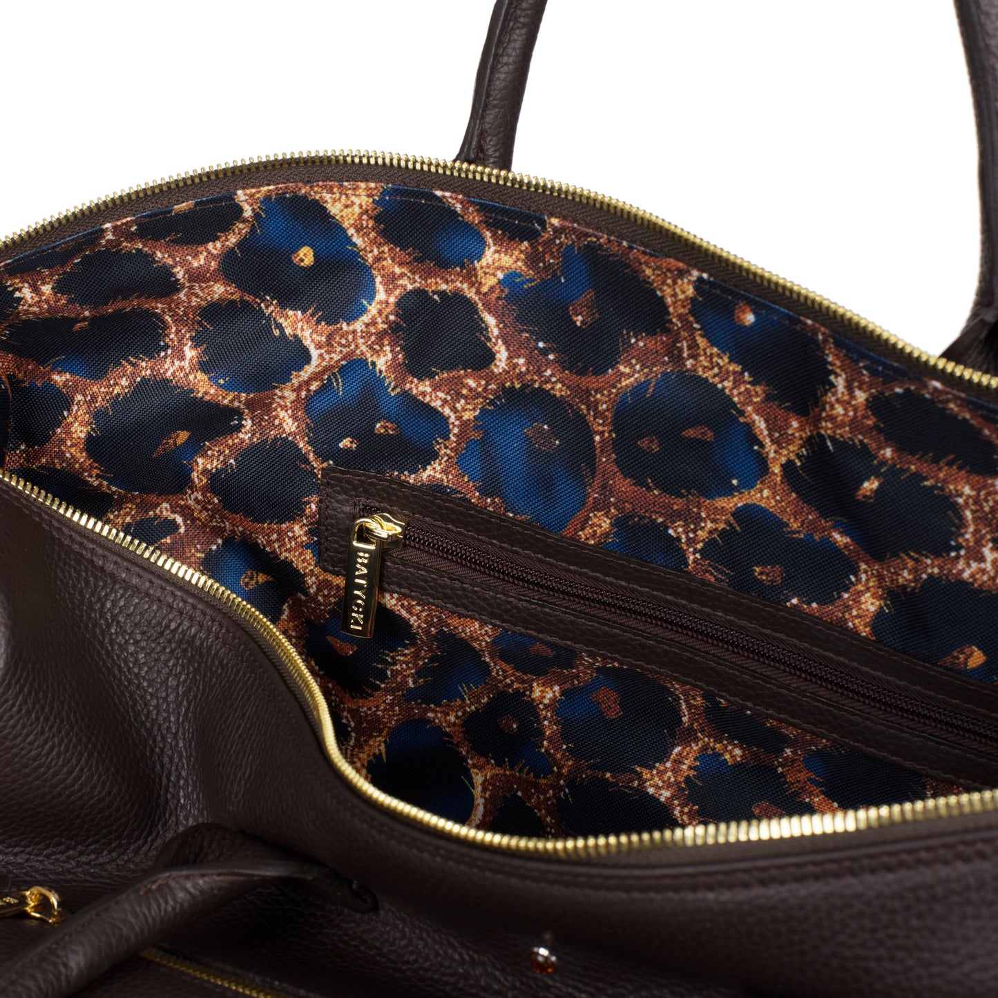 Torebka damska skórzana Gwene floter brown