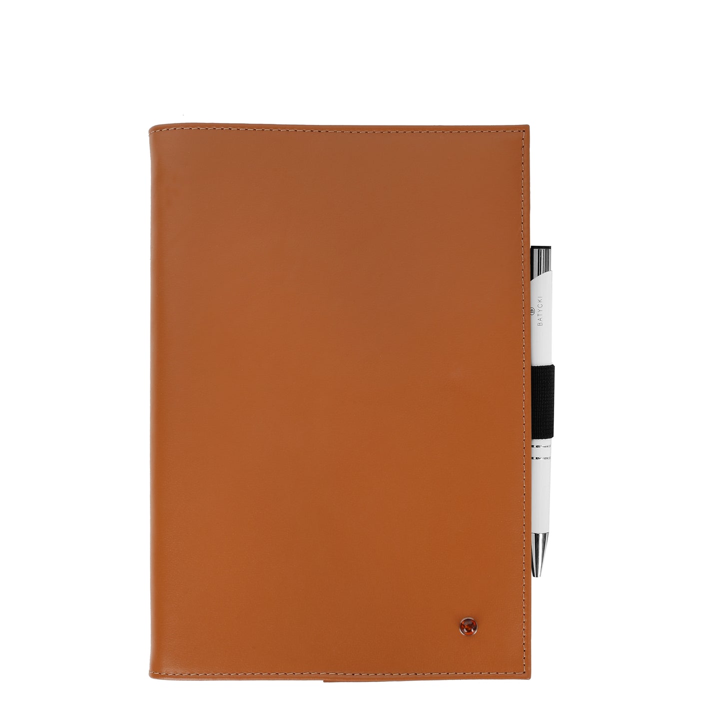 Notes A5 w oprawie skórzanej Napa cognac