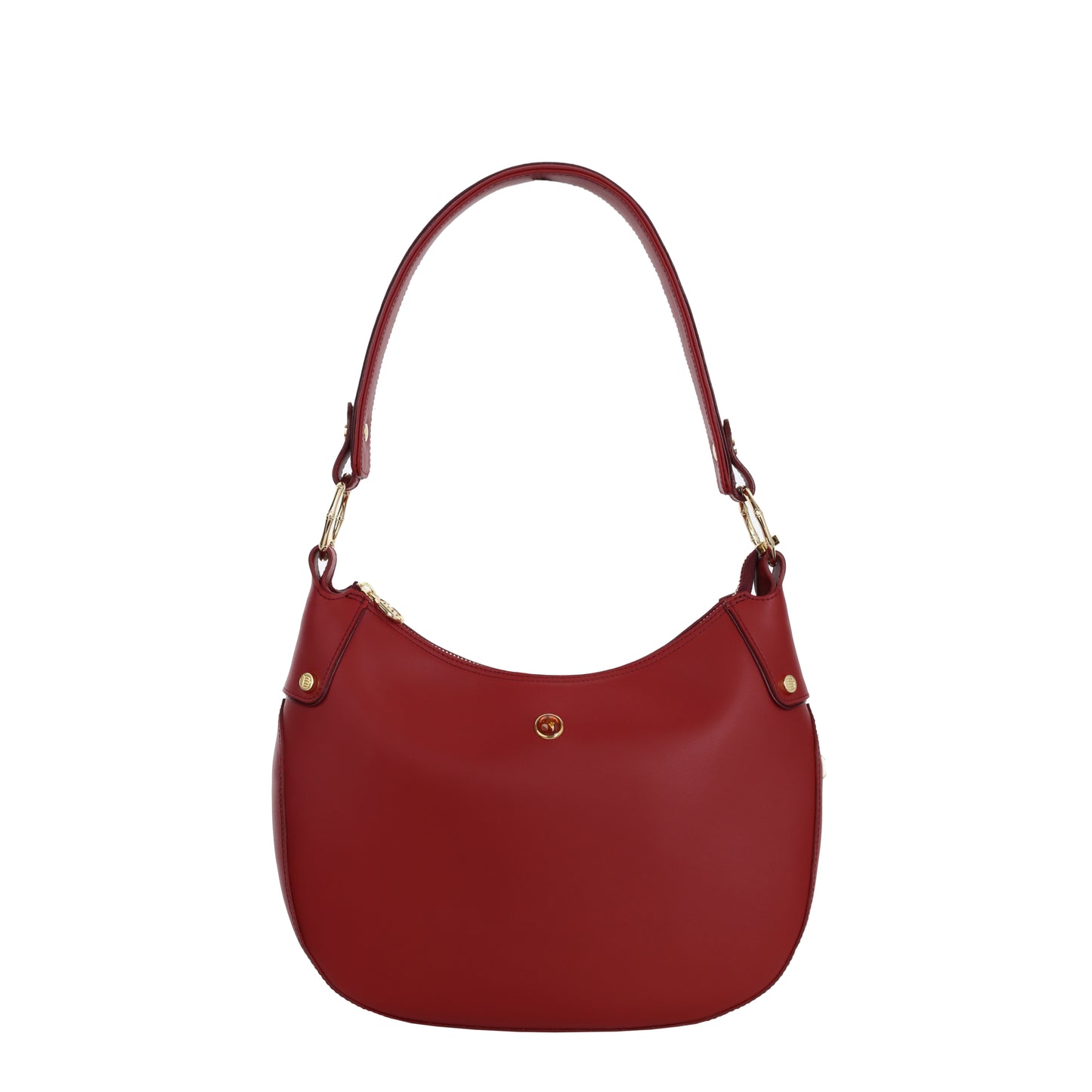 Bolso de mano sillari de piel napa burdeos para mujer