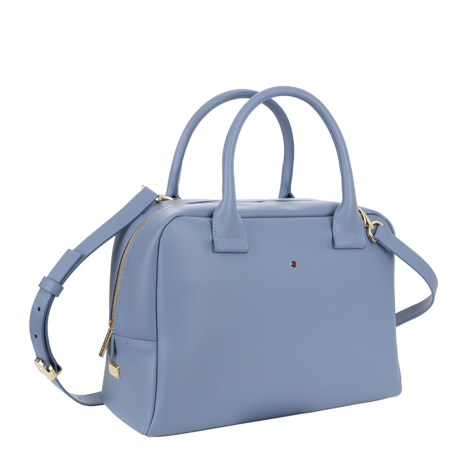 Torebka damska skórzana Filippa nappa light blue