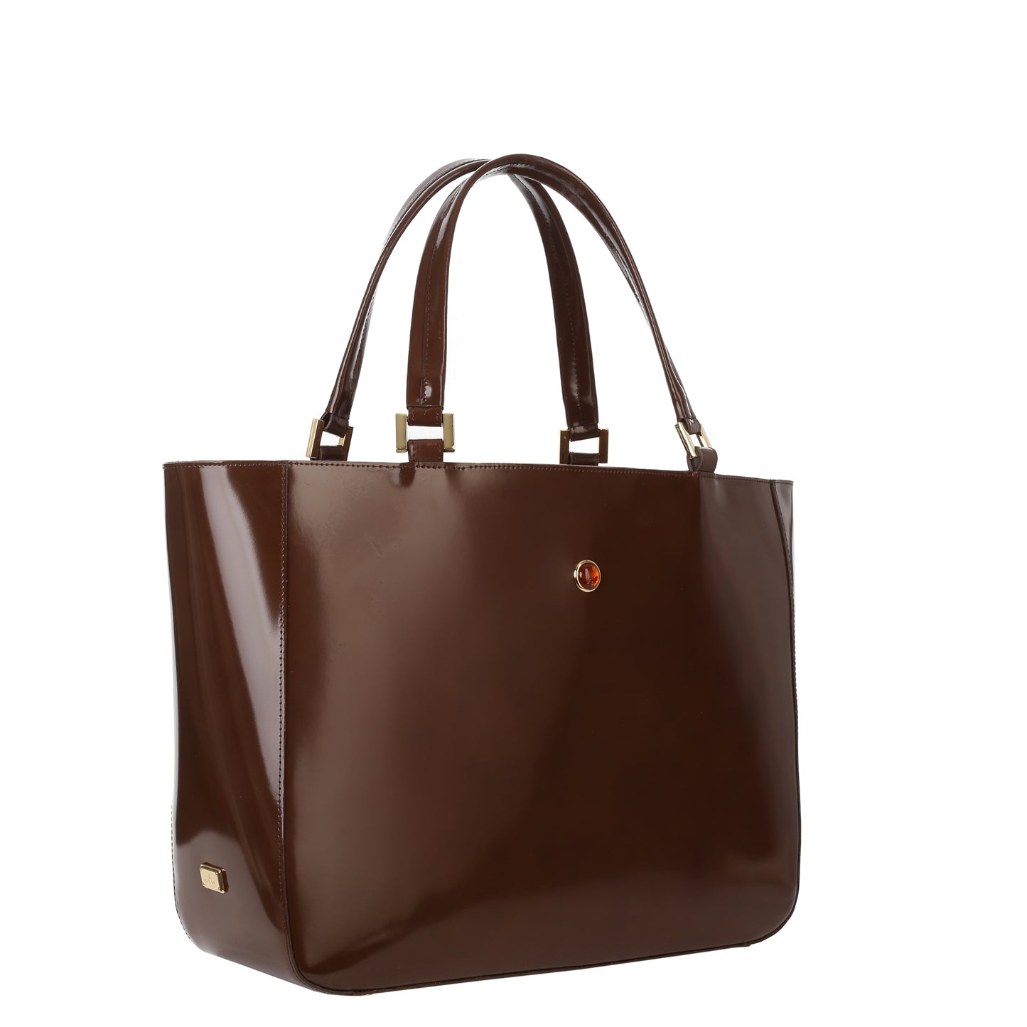 Torebka damska skórzana Mamma specchio brown