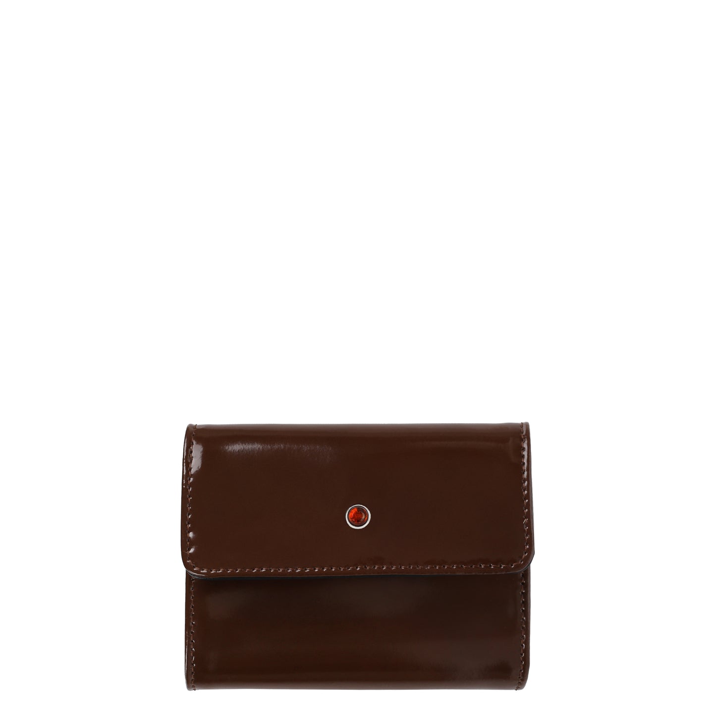 Portfel damski mini skórzany specchio brown