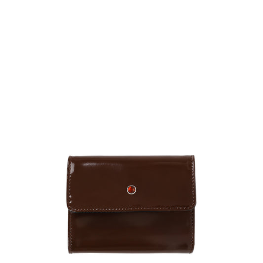 Portfel damski mini skórzany specchio brown