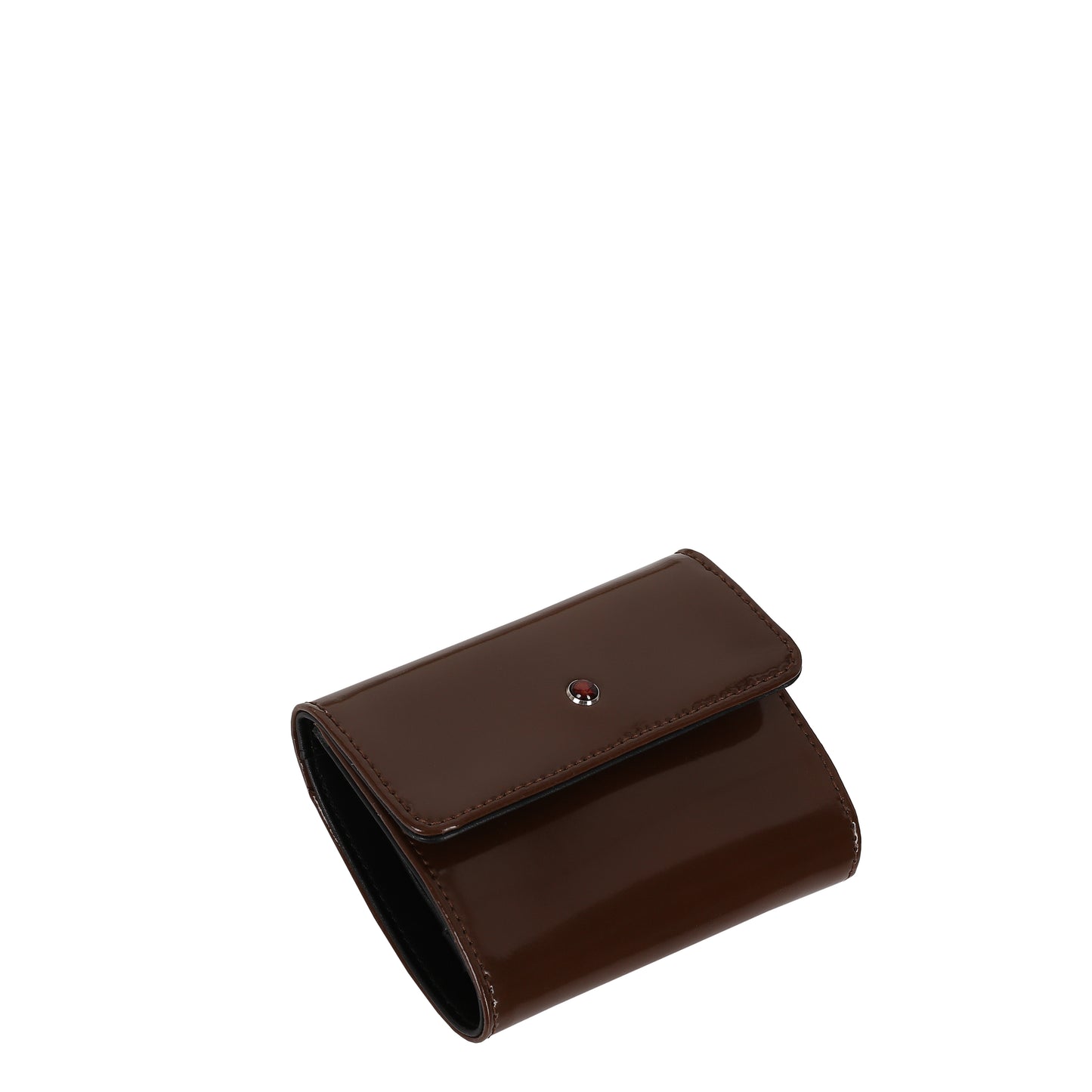Portfel damski mini skórzany specchio brown