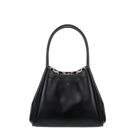 Torebka damska skórzana New Mamma small napa black