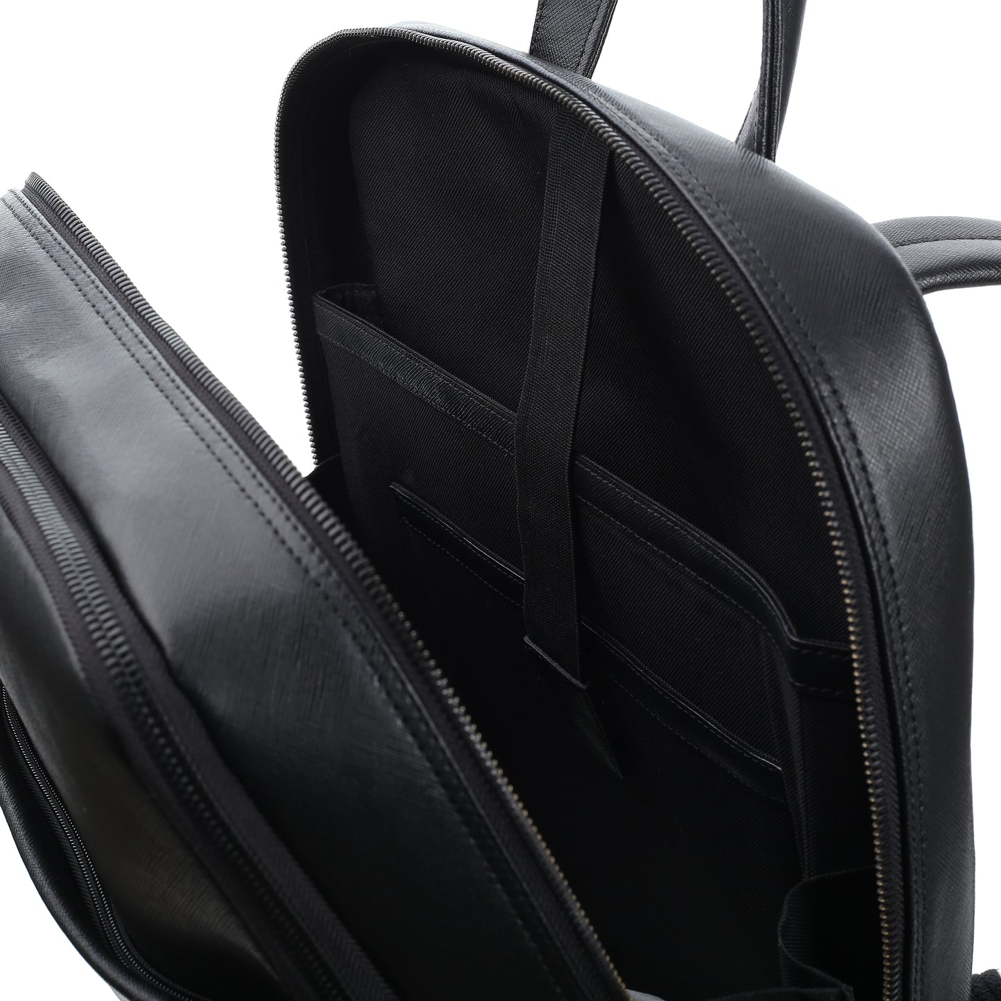 Plecak biznesowy męski skórzany artico black