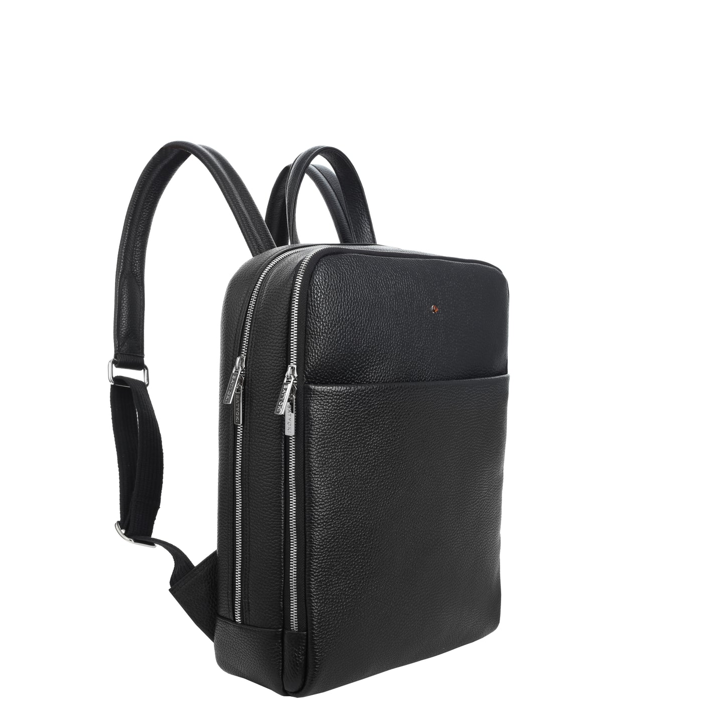 Business Rucksack Herren Lederfloter schwarz