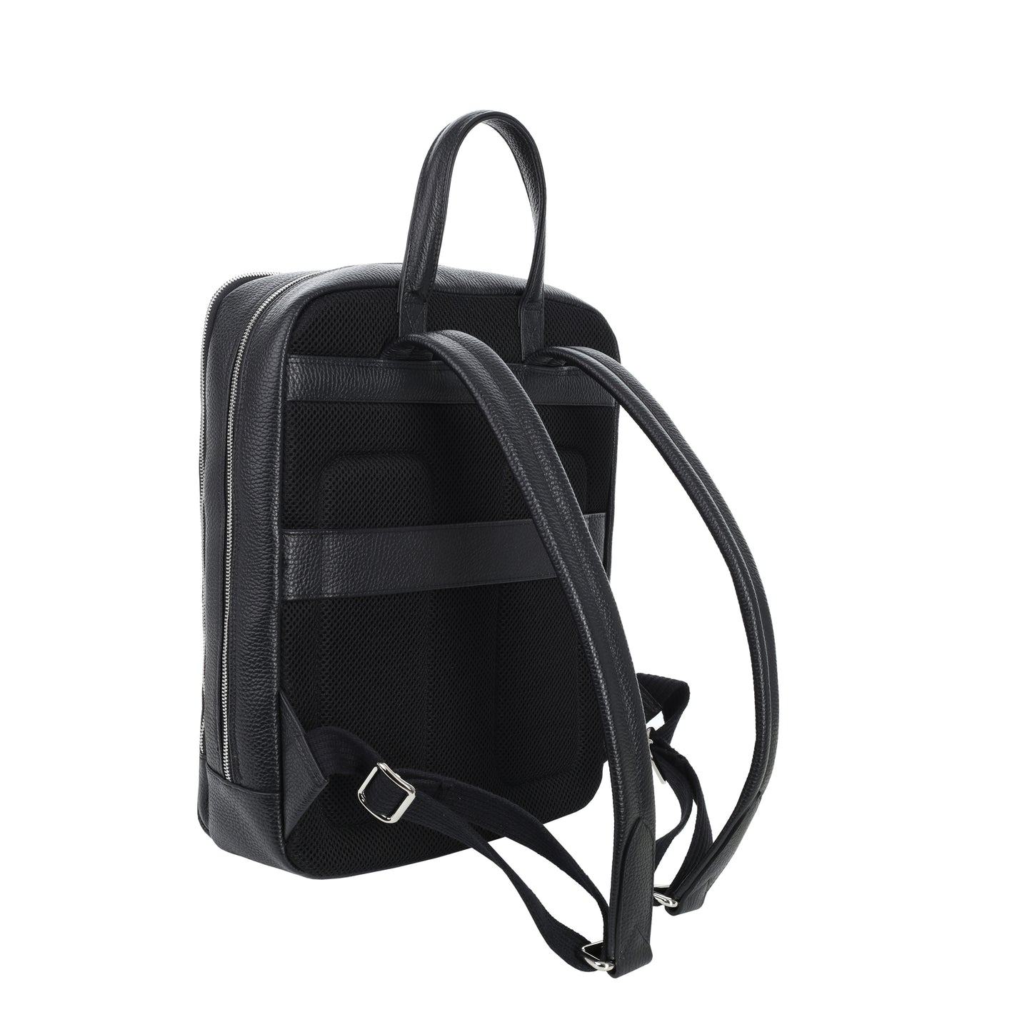 Business Rucksack Herren Lederfloter schwarz