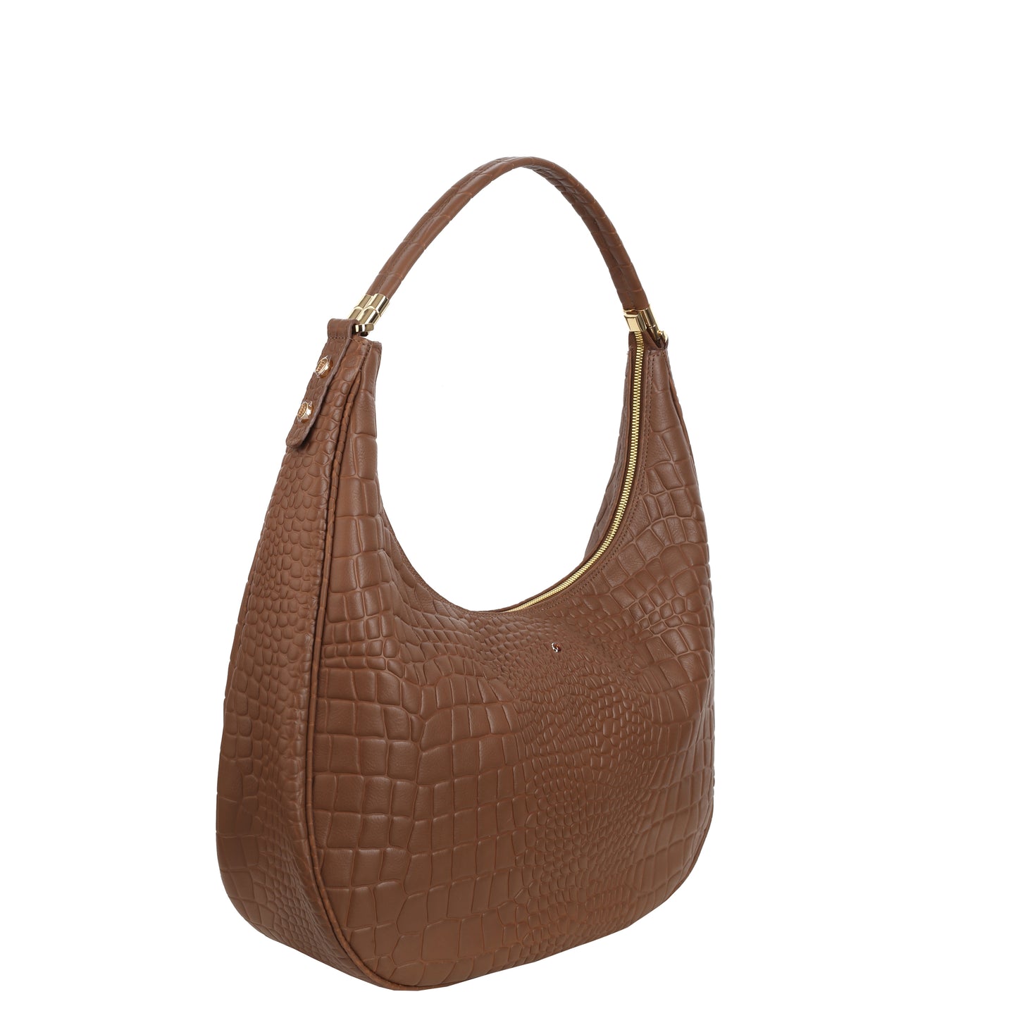 Torebka damska skórzana Draco croco brown