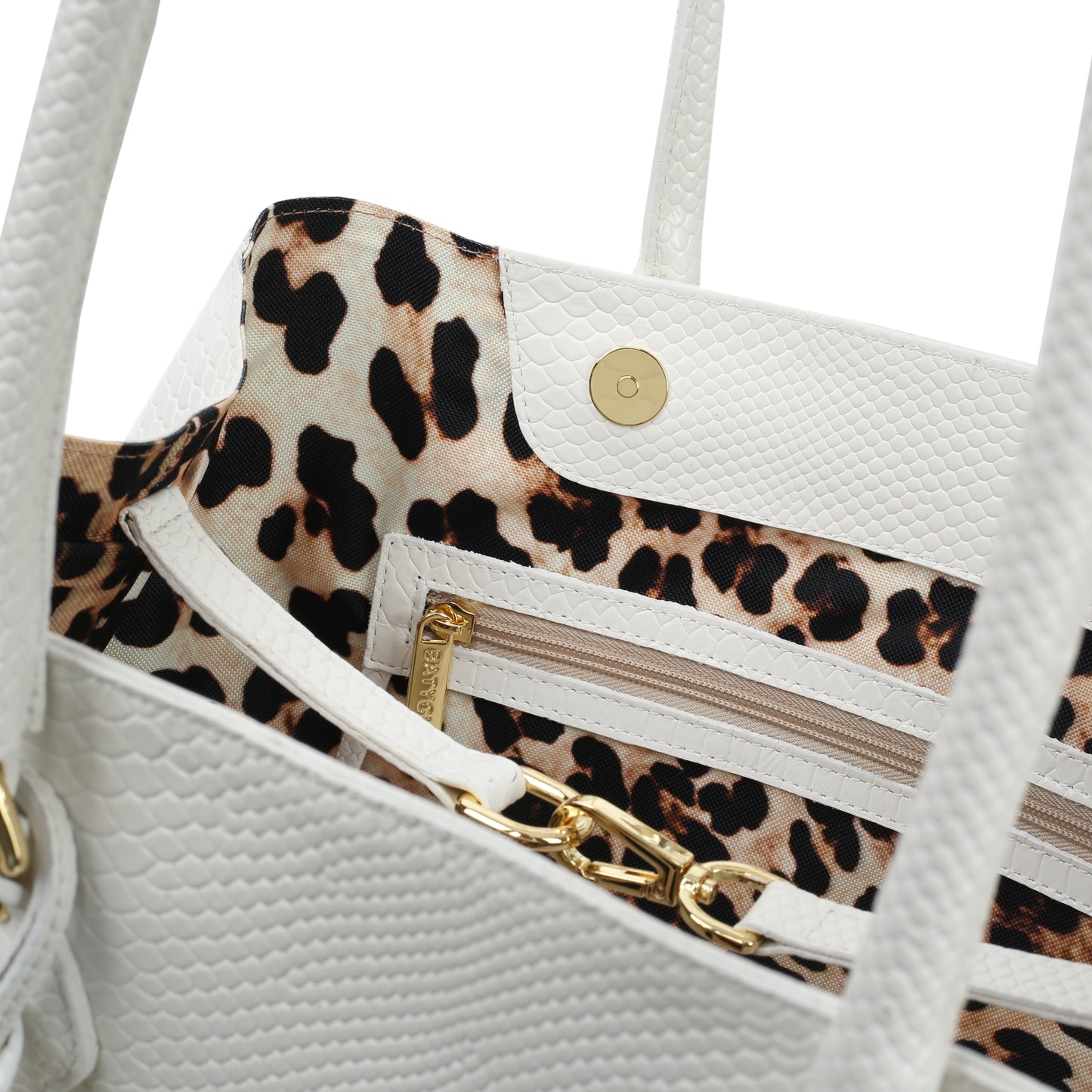 Torebka damska skórzana Mamma Coco white