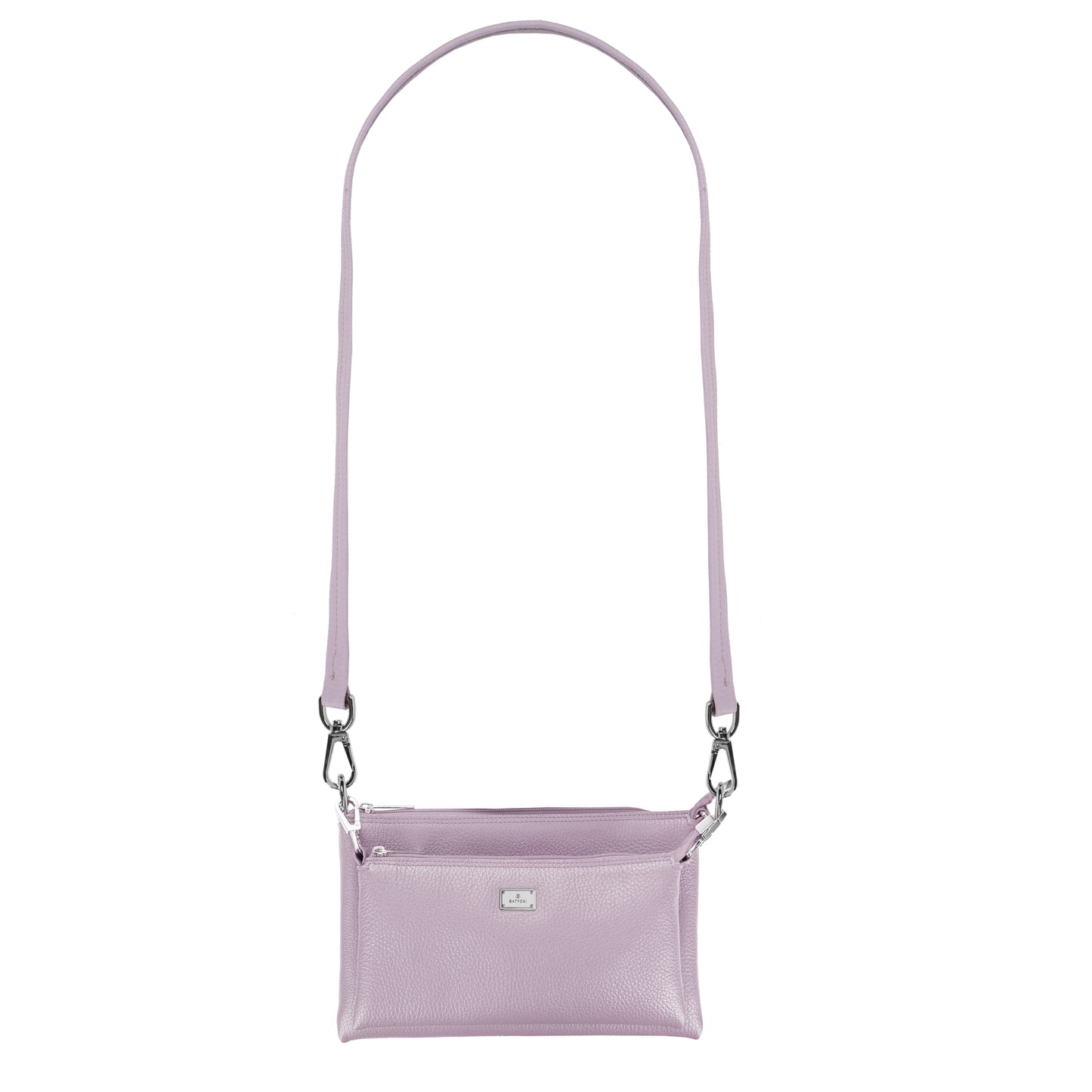 Torebka damska skórzana Cosmo floter lavender