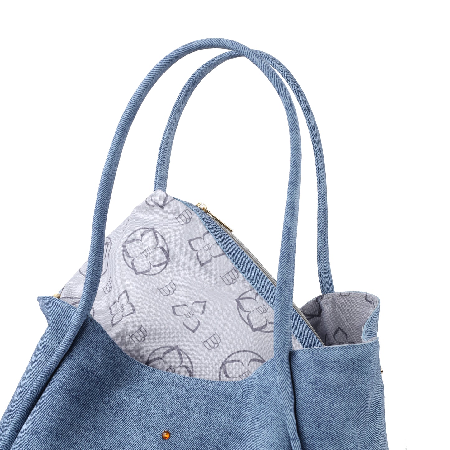 Torebka damska skórzana New Mamma suede jeans
