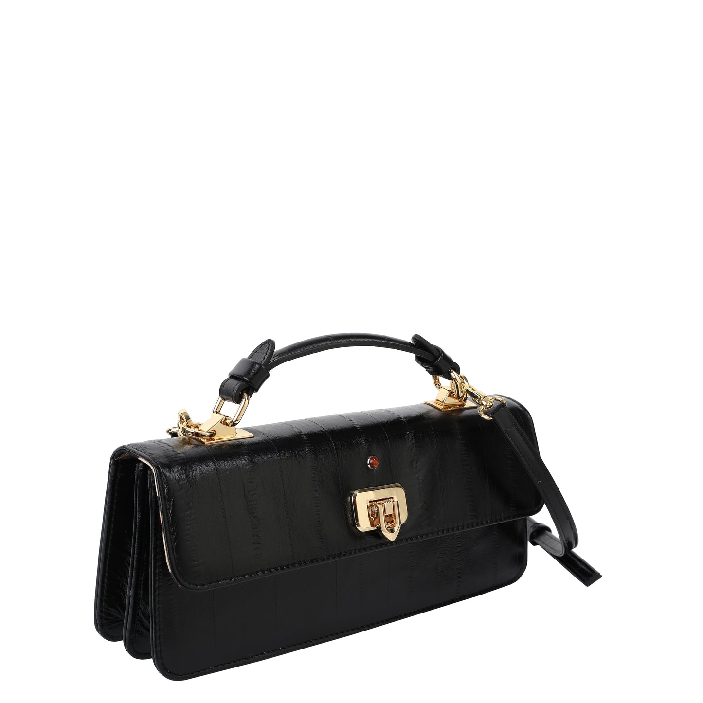 Gahari leopard leather women's handbag