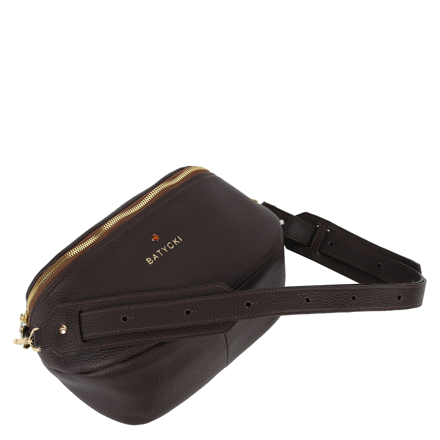 Torebka damska saszetka skórzana To Go floter brown