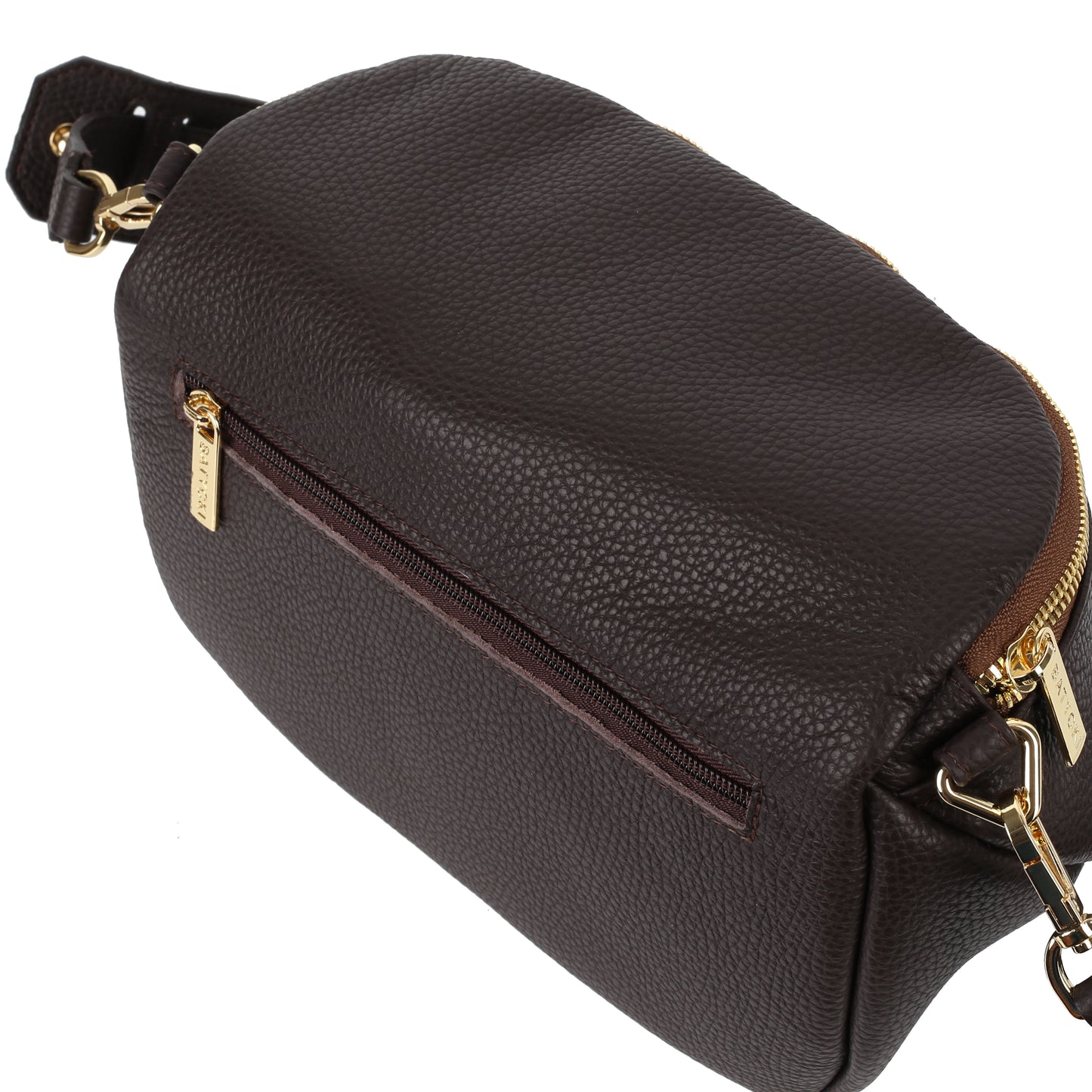 Torebka damska saszetka skórzana To Go floter brown