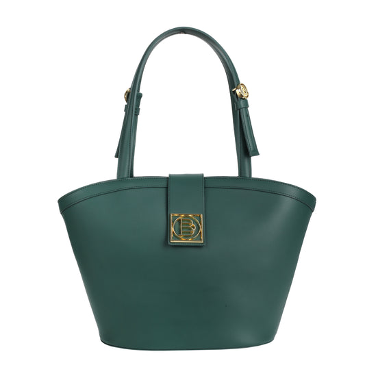 Bolso de mano de mujer de piel chotte's specchio color topo