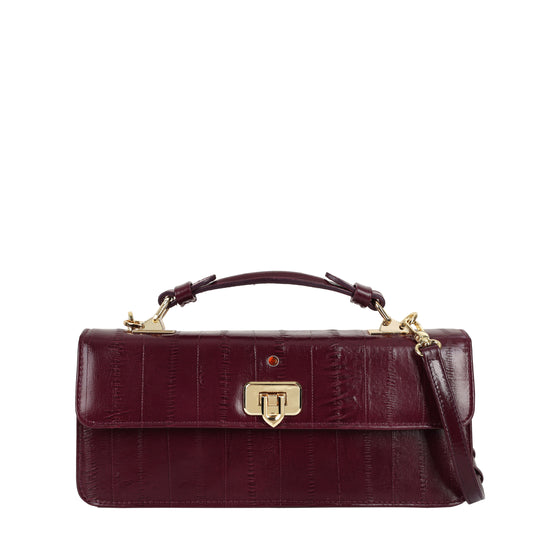 Gahari leopard leather women's handbag