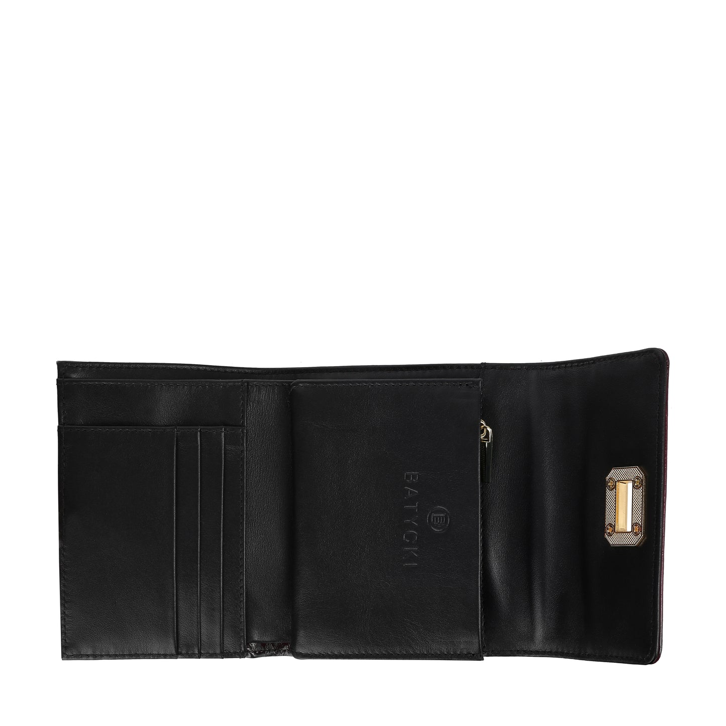 Portfel damski skórzany eel black