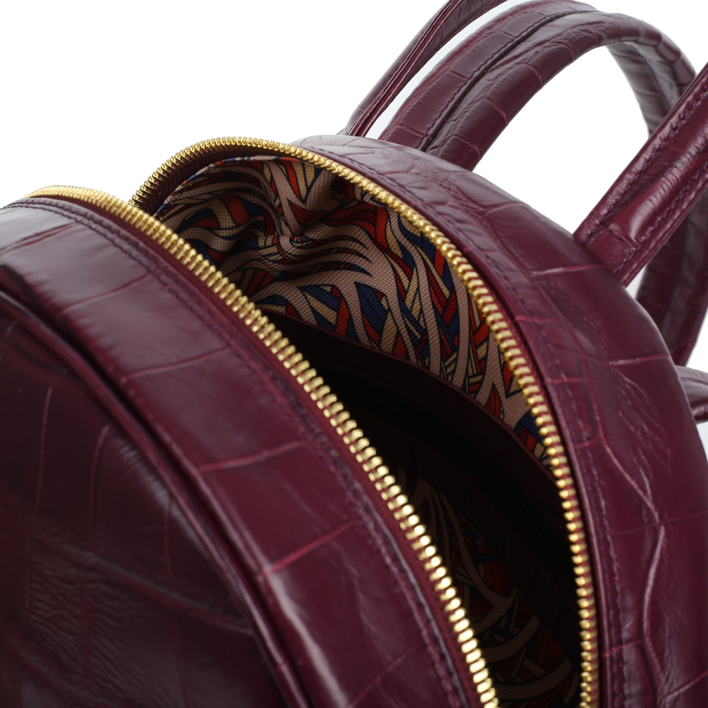 Plecak damski skórzany Foly napa Coco Bordo