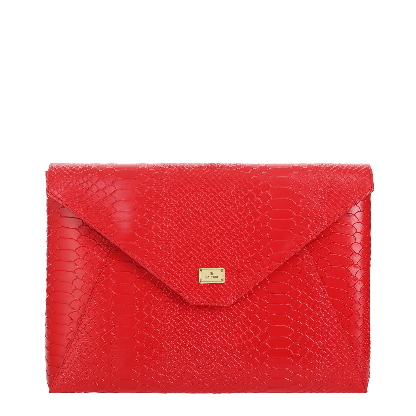 Etui skórzane na MacBooka red
