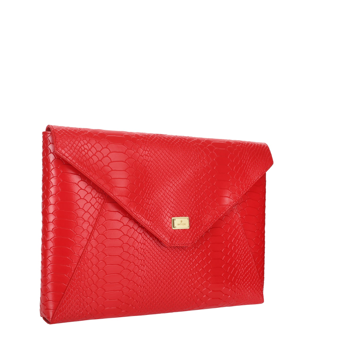 Etui skórzane na MacBooka red