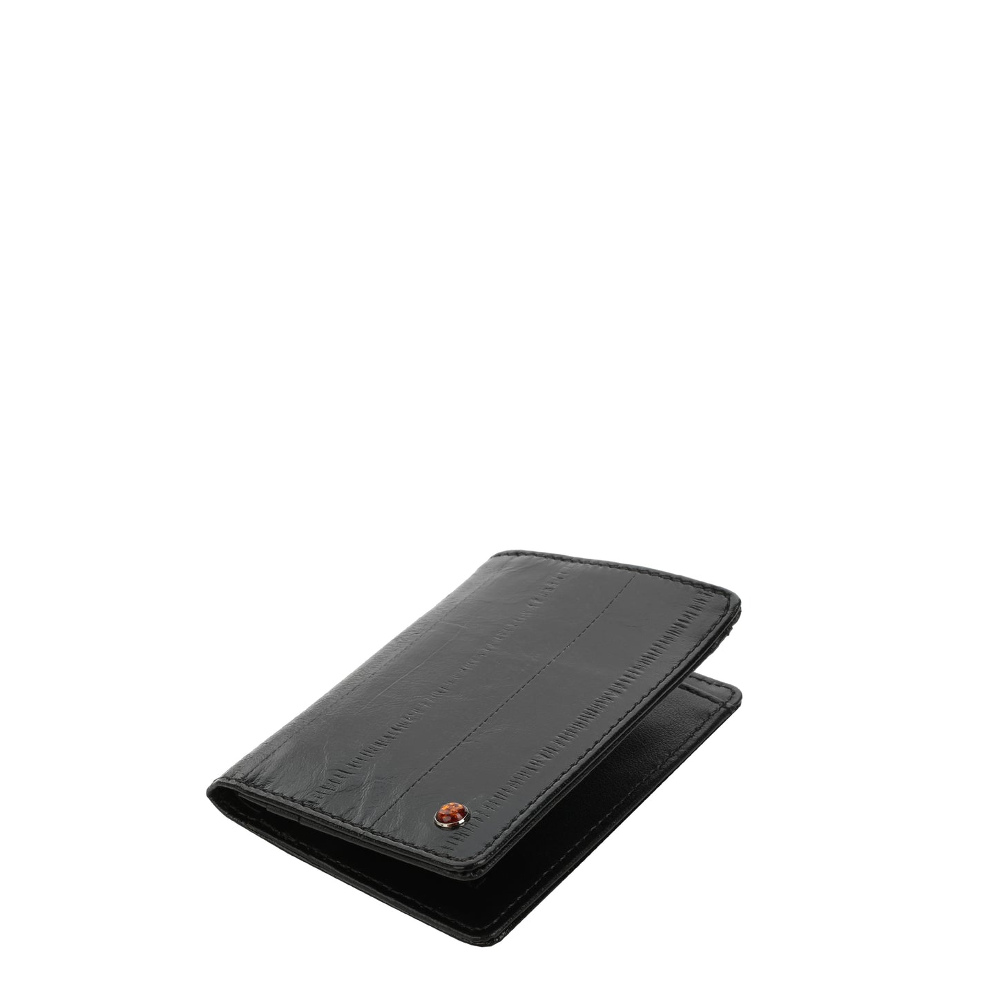 Portfel męski skórzany mini eel black