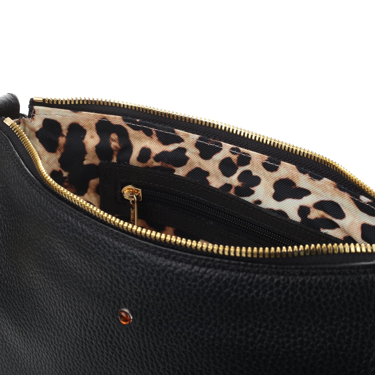 Bolso de mano mujer Nicole floter de piel negro