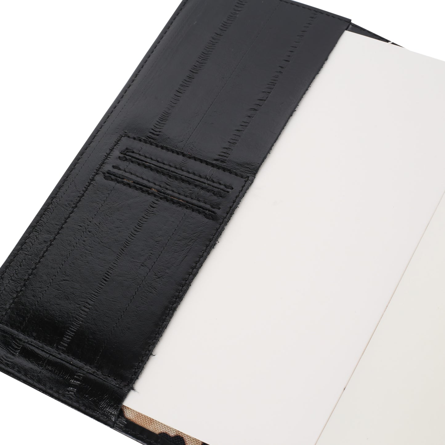 Notes A5 w oprawie skórzanej Eel czarny