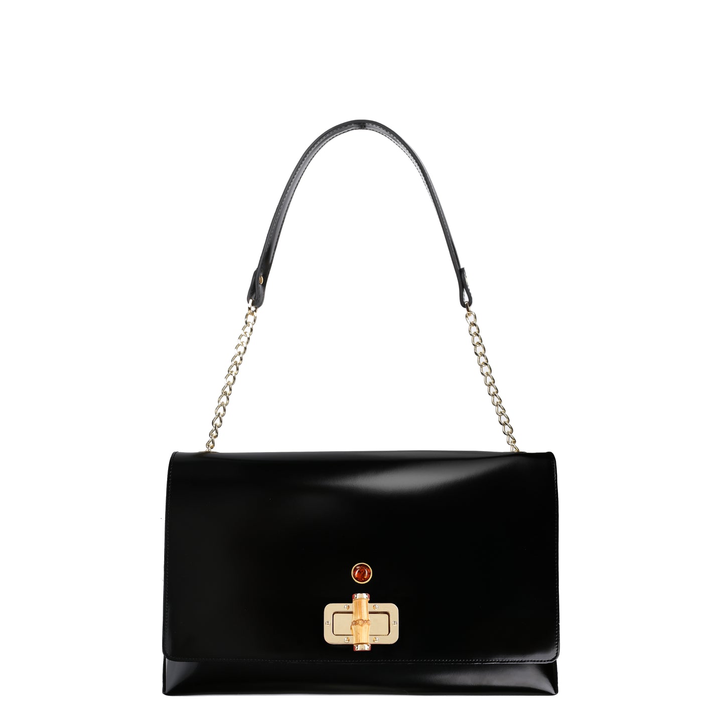 Torebka damska skórzana Saint-Tropez specchio black