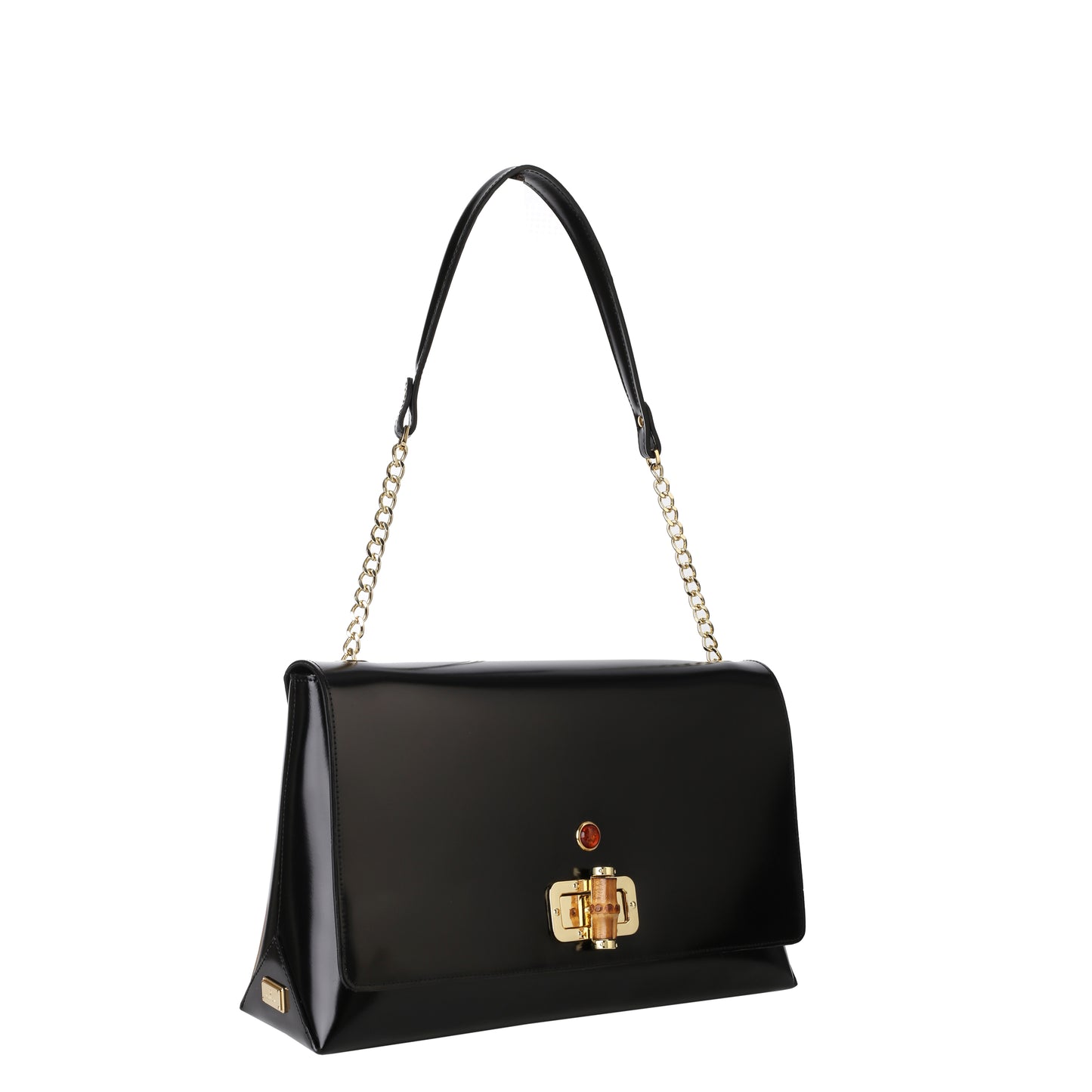 Torebka damska skórzana Saint-Tropez specchio black