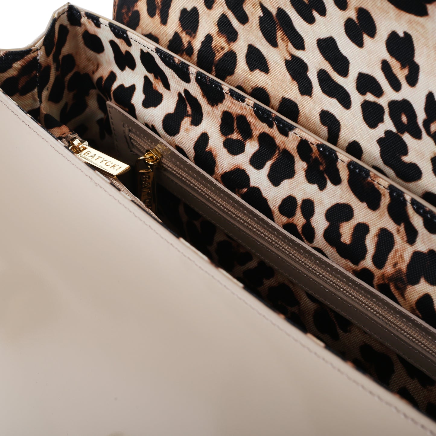 Torebka damska skórzana Mera specchio toupe