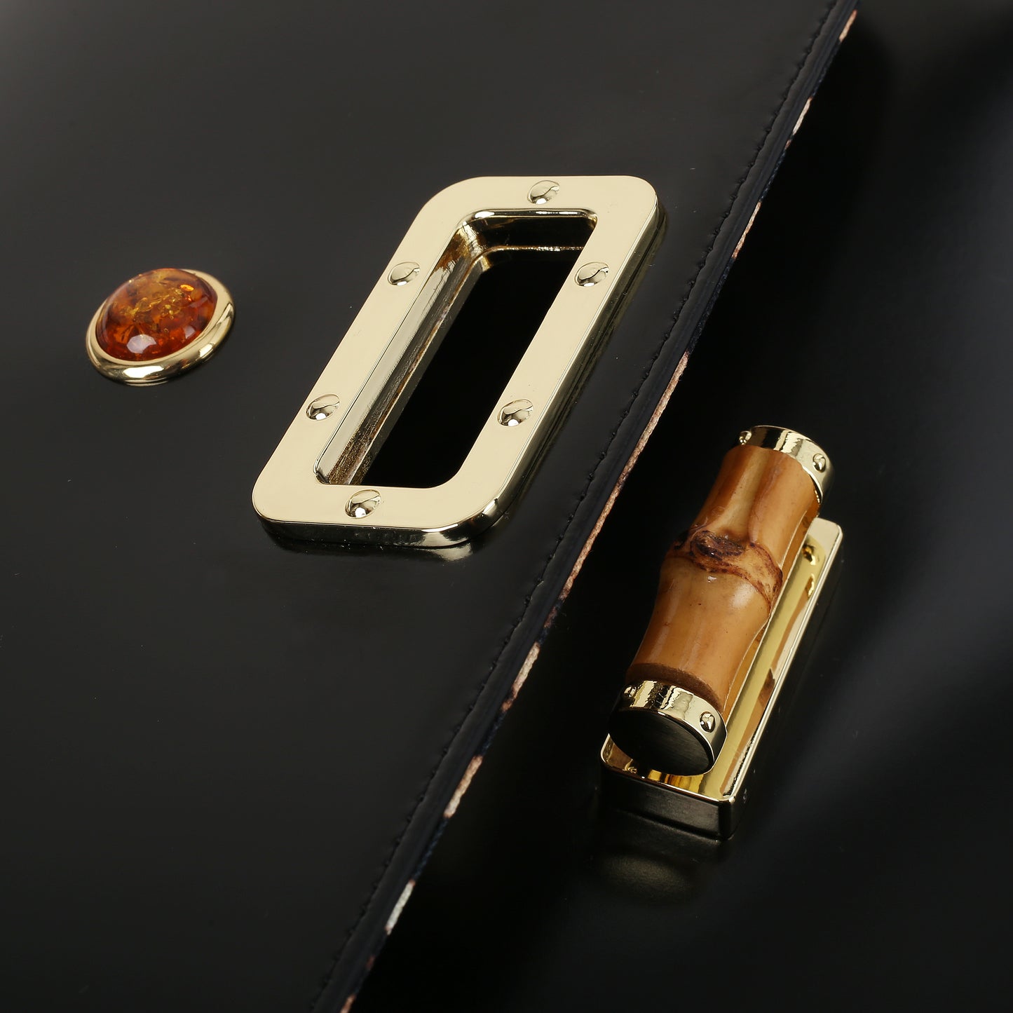 Torebka damska skórzana Mera specchio black