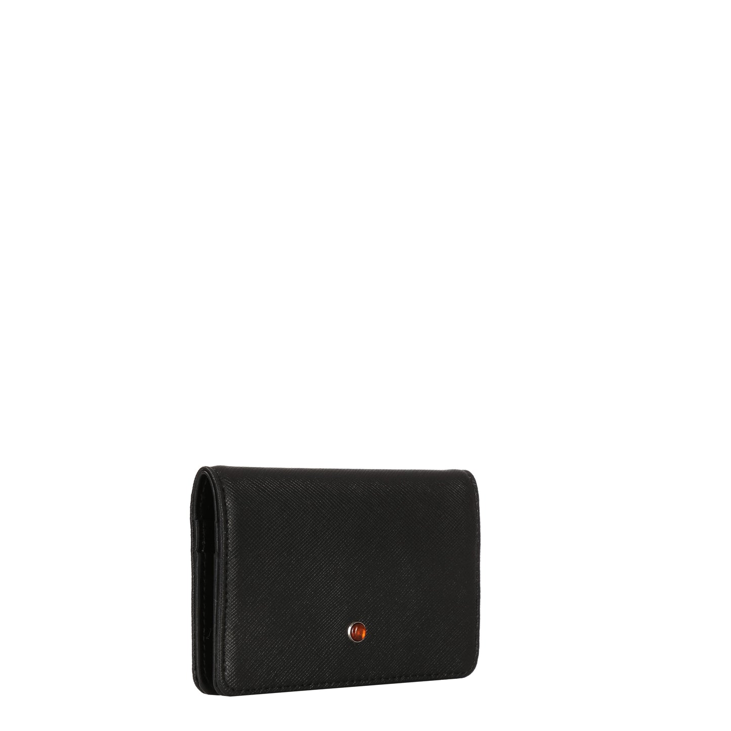 Artico black leather business holder