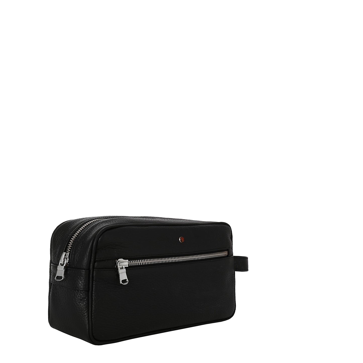 Kosmetyczka męska skórzana floter black