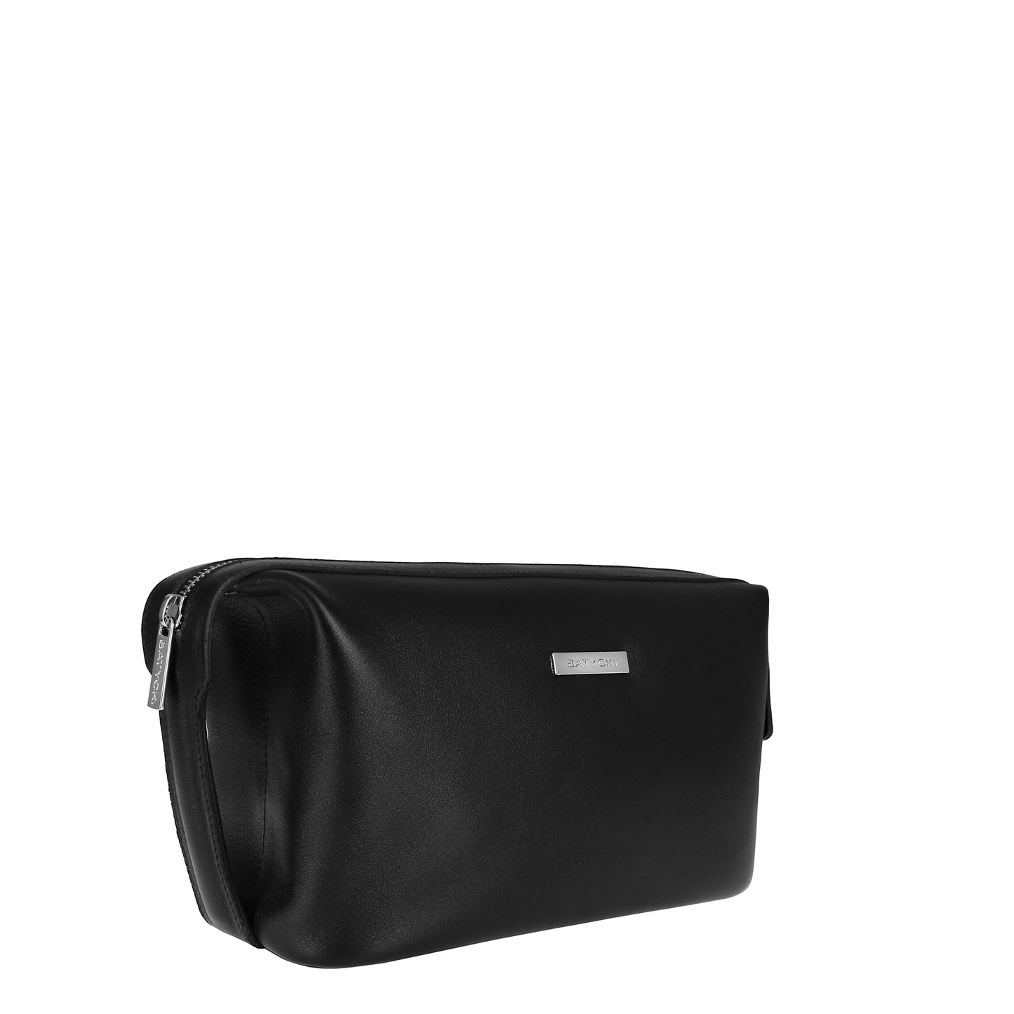 Kosmetyczka męska skórzana nappa black