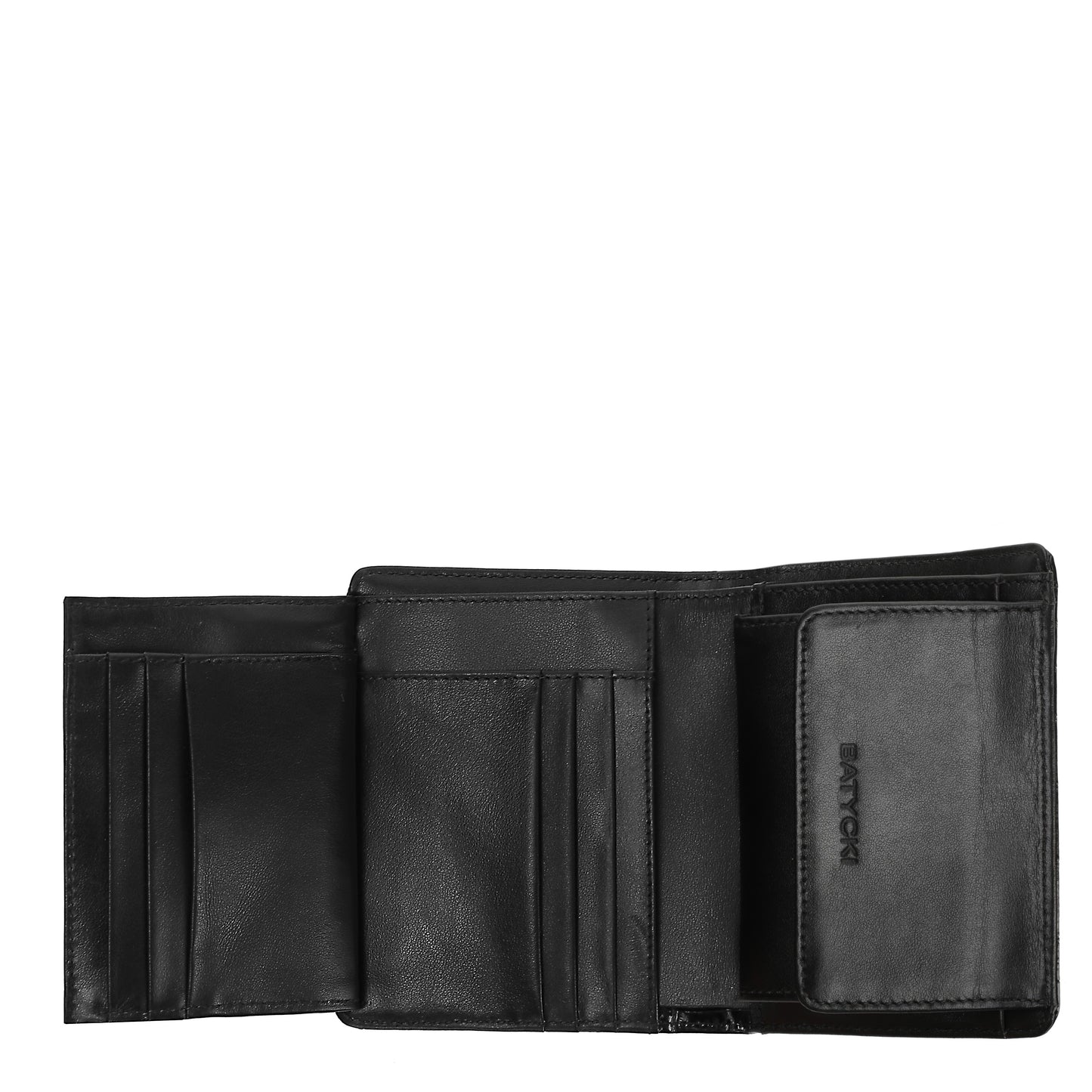Portfel męski skórzany croco black