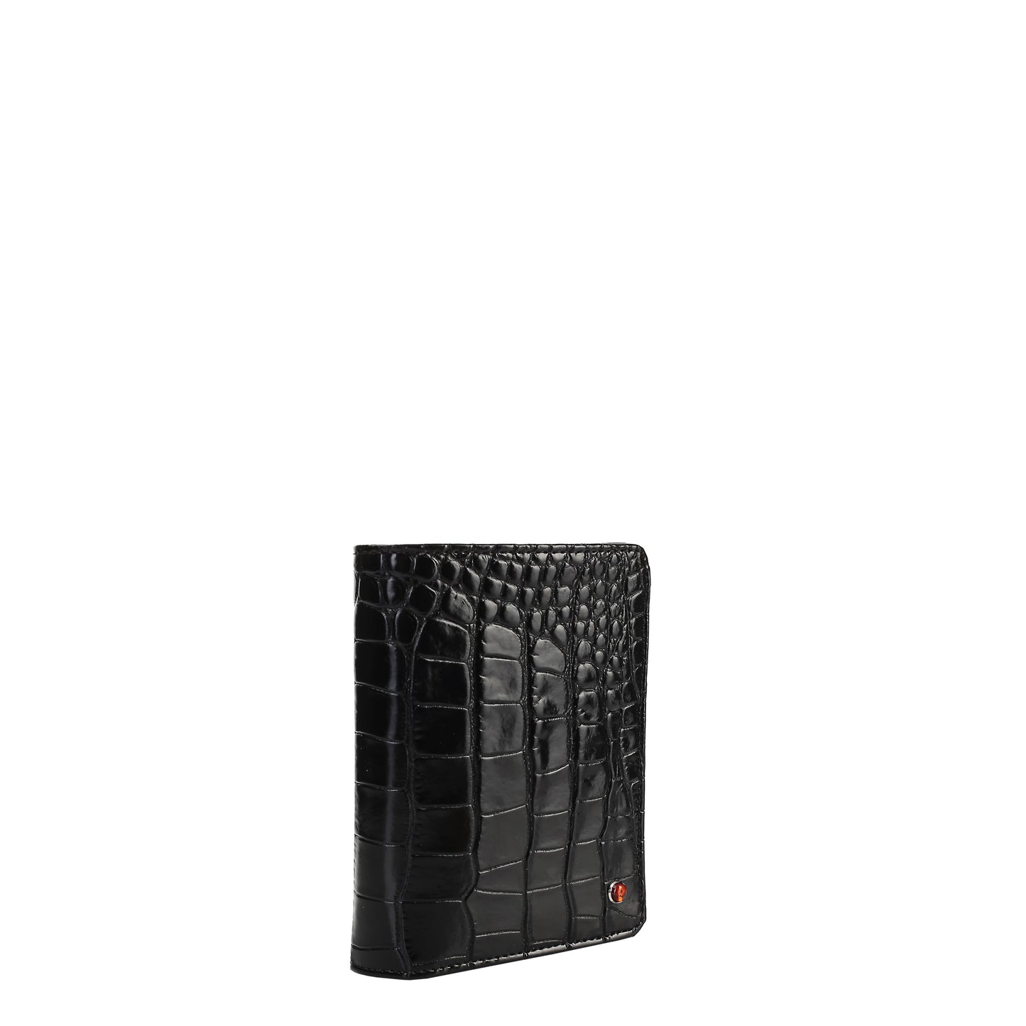 Portfel męski skórzany croco black