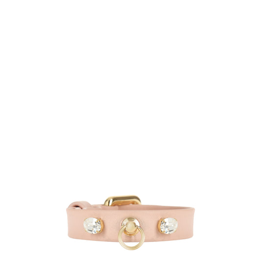 Obroża dla pupila nappa powder pink