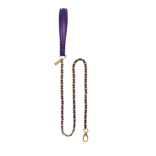 Purple nappa leash for your pet