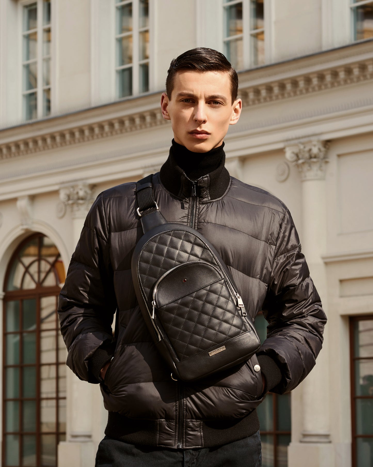 Plecak skórzany Be Travelling nappa black