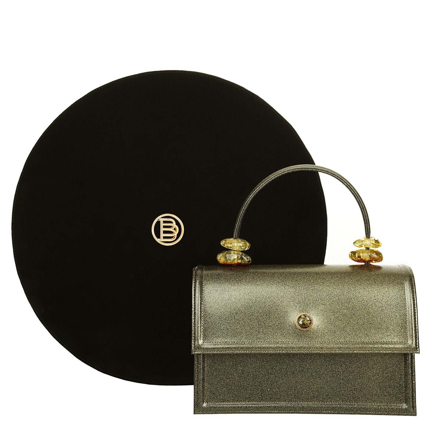 Nefre gold glitter women's bag No1