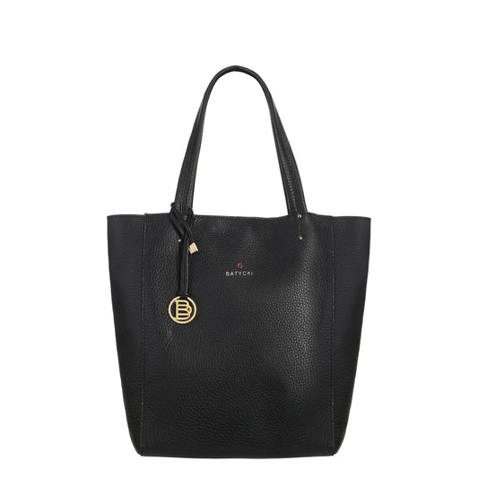 Baku women's leather bag floter black
