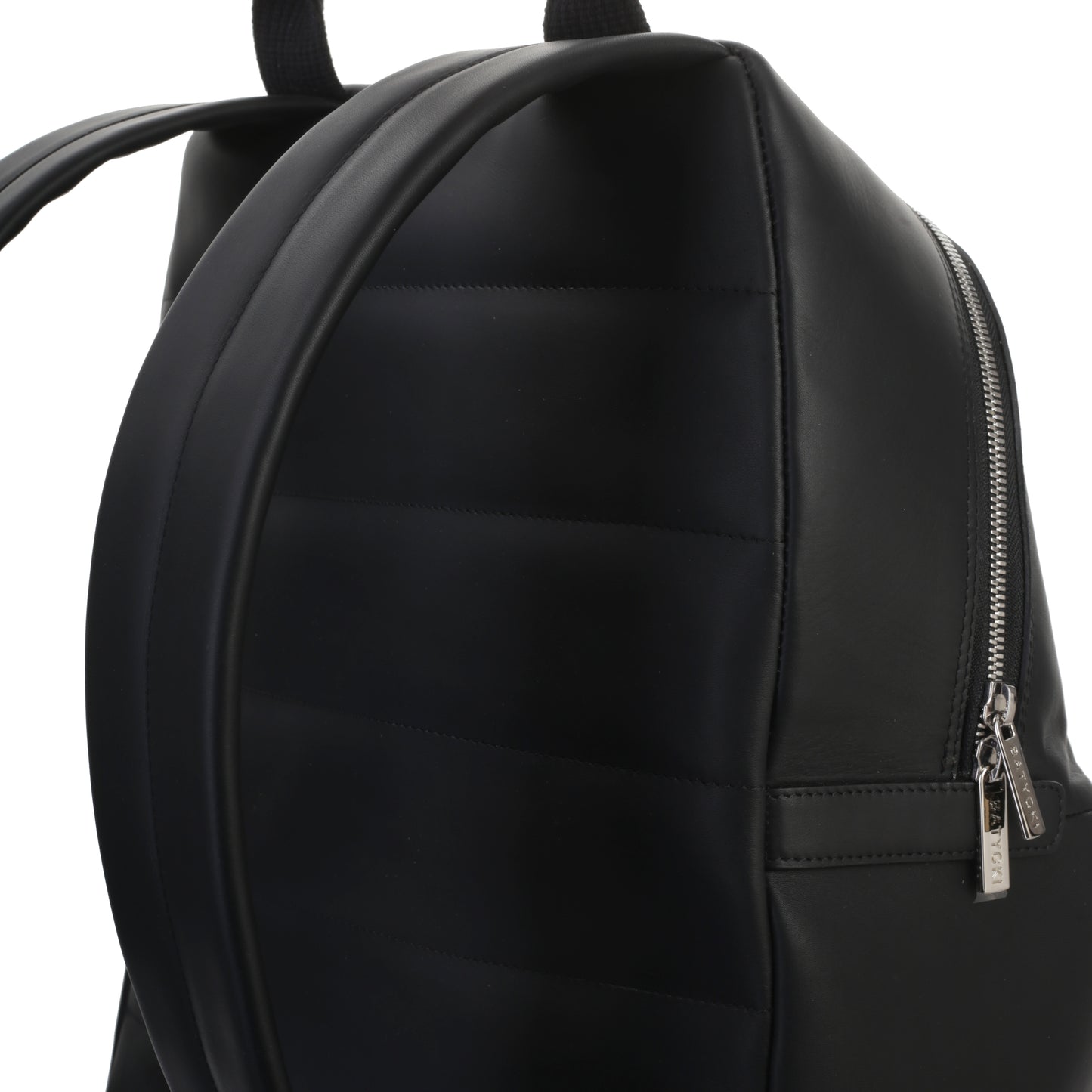Plecak męski skórzany nappa black