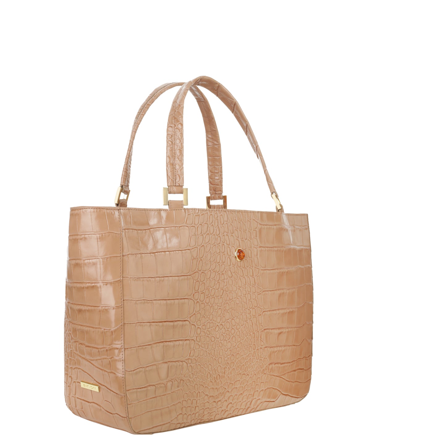 Torebka damska skórzana Mamma croco camel