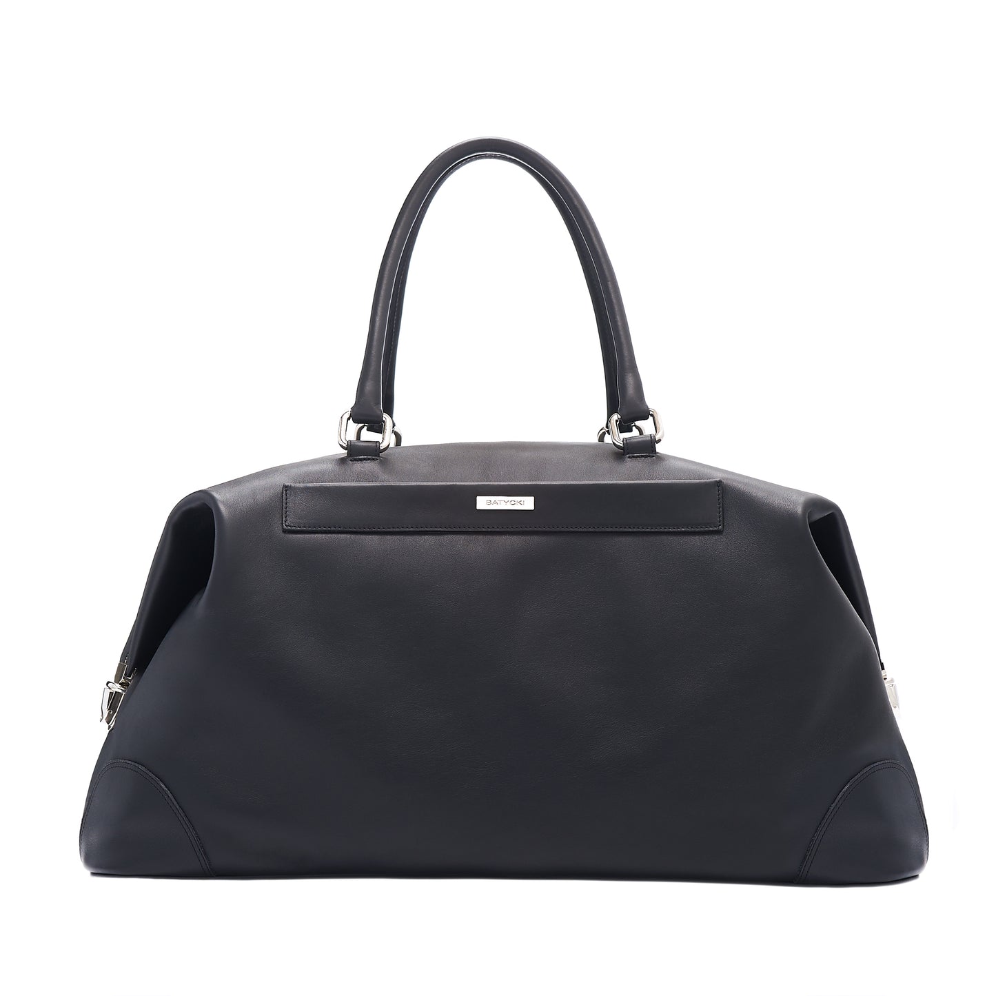 Torba podróżna skórzana nappa black