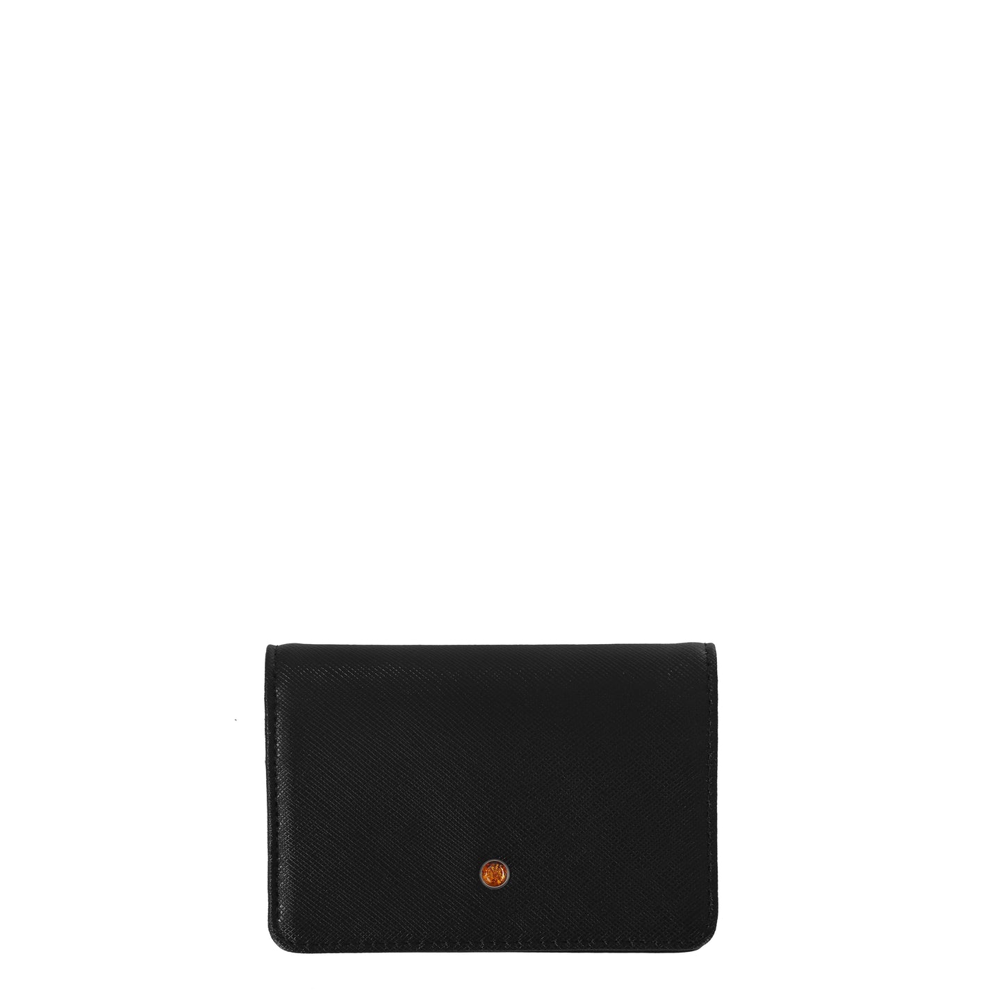 Artico black leather business holder