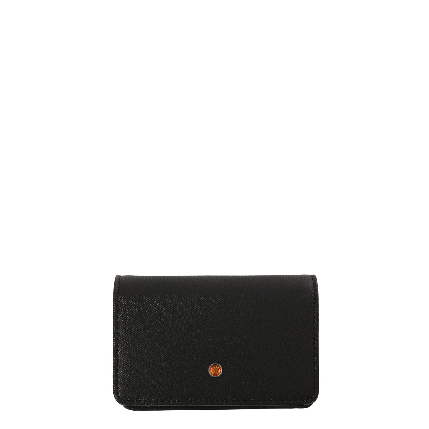 Artico black leather business holder
