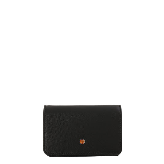 Artico black leather business holder