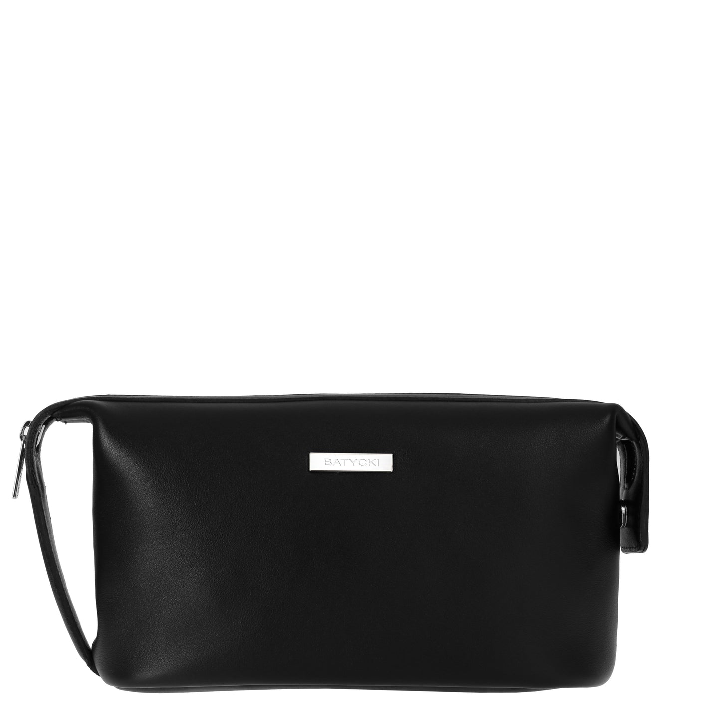 Kosmetyczka męska skórzana nappa black