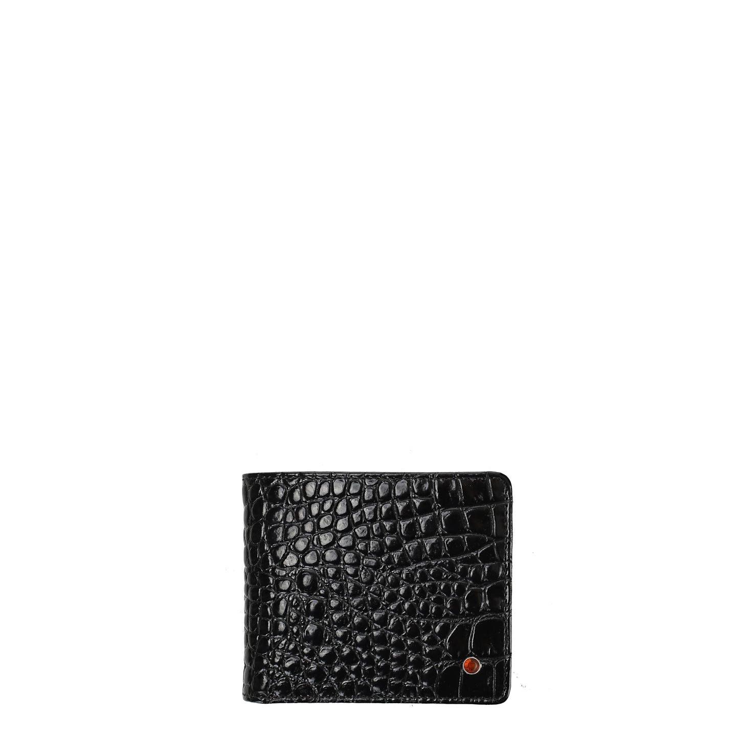 Portfel męski skórzany męski croco black